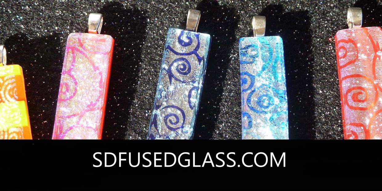 SD Fused Glass Fused Glass, Jewelry